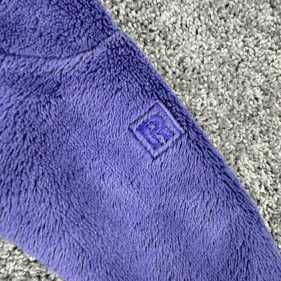 Patagonia Jacket Womens Medium Purple Long Sleeve Zip Up Fleece Logo Outdoor - Picture 7 of 11